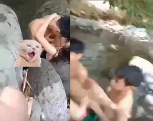 tae hee sex Nhóm bạn trẻ ra bờ suối địt nhau cực sướng